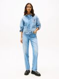 Denim Jeansi Layla Slim Cu Talie Inalta Si Croiala Dreapta  Femei