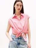 Multi Camasa Din Poplin Cu Maneci Scurte Tip Cap  Femei