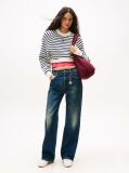 Denim Blugi Mia Relaxati Drepti Cu Talie Medie  Femei