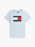 Blue T-Shirt Tonal Cu Steag Tommy  Femei