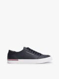 Blue Debossed Logo Trainers  Men