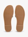 Blue Mules Espadrille Din Panza Cu Monograma TH Si Dungi  Femei
