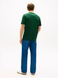 Verde Tricou Cu Guler Rotund Si Broderie Cu Logo Tonal  Barbati