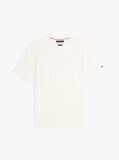 Bej Tricou Cu Guler Rotund Si Broderie Cu Logo Tonal  Barbati