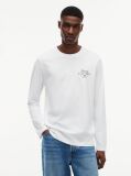 White Logo Long Sleeve T-Shirt  Men