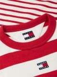 Multi Tommy Badge Hanorac Fara Gluga Cu Croiala Lejera Si Dungi  Femei