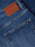 Denim Blugi Cu Talie Medie Picior Larg Si Croiala Loose  Femei