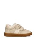 Beige Teddy Lined Velcro Sneakers  Girls