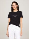 Black ORGANIC COTTON T-SHIRT AND LOGO  Women