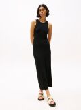 Negru Rochie Midi Bodycon Tricotata  Femei