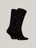 Negru Set 2 Perechi De Sosete Clasice Pentru Barbati Tommy Hilfiger   Barbati