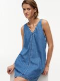 Denim Rochie Din Denim Cu Guler V  Femei