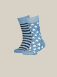 Multi TH Kids Sock 2-Pack Stars And Stripes  Kids Unisex