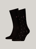 Negru Set 2 Perechi De Sosete Clasice Pentru Barbati Tommy Hilfiger   Barbati