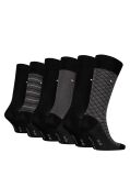 Negru Set Cadou Cu 6 Perechi De Sosete  Barbati