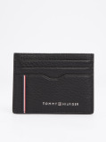 Negru Portcard Din Piele TH Business Corporate  Barbati