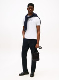 Negru Geanta Reporter Crossbody Cu Logo Metalic  Barbati
