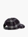 Multi Wool Blend Logo Check Baseball Cap  Men