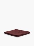 Red Lambswool Blend Cable Knit Scarf  Men