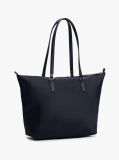 Blue Geanta Tote Cu Placa TH Monogram  Femei