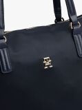 Blue Geanta Tote Cu Placa TH Monogram  Femei