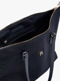 Blue Geanta Tote Cu Placa TH Monogram  Femei