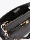 Negru Geanta Heritage Stud Satchel  Femei