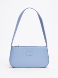 Blue Essential Tonal Logo Shoulder Bag  Women