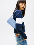 Blue Essential Tonal Logo Shoulder Bag  Women