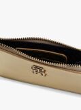 Gold TH Monogram Slim Metallic Wallet  Women