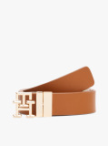 Multi TH Monogram Reversible Leather Belt  Women