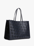 Blue Geanta Tote City Cu Monograma TH  Femei