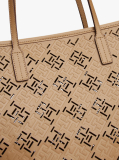 Khaki Geanta Tote City Cu Monograma TH  Femei