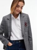 Negru Curea Din Piele Cu Catarama TH Monogram  Femei