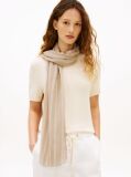 Bej Esarfa Dreptunghiulara Chic TH Monogram  Femei