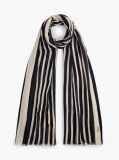 Blue Chic TH Monogram Rectangular Scarf  Women