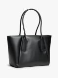 Black Essential Metallic Logo Tote Bag  Women