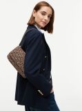 Bej Geanta Crossbody Jacquard Convertibla Cu Monograma TH  Femei