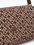 Bej Geanta Crossbody Jacquard Convertibla Cu Monograma TH  Femei