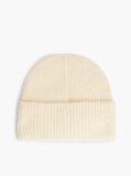 Beige Chic Beanie With Alpaca  Women