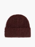 Red Chic Beanie With Alpaca  Women