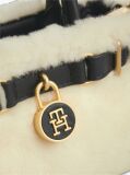 Beige The American Icon Leather Shearling Tote Bag  Women