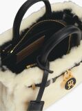 Beige The American Icon Leather Shearling Tote Bag  Women