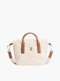 Negru Geanta Tote Crossbody Cu Blana Artificiala  Femei