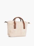Negru Geanta Tote Crossbody Cu Blana Artificiala  Femei