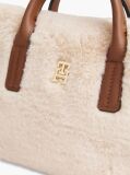 Negru Geanta Tote Crossbody Cu Blana Artificiala  Femei