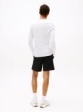 Alb Tricou Cu Maneca Lunga din Bumbac Organic  Barbati