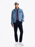 Blue Pantaloni Chinos Slim Din Bumbac Elastic Austin  Barbati