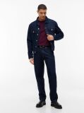 Mov Tricou Cu Guler Rotund Tommy Badge  Barbati