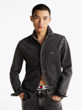 Denim Hanorac Regular Fit Din Denim Decolorat  Barbati